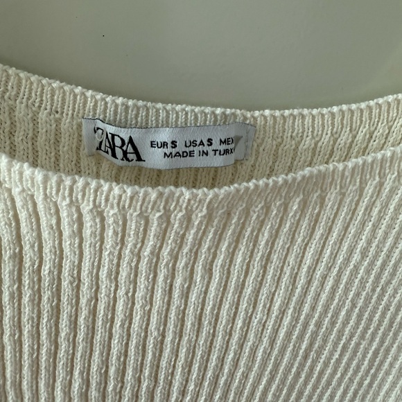 Zara Ruffle Knit Dress S - Picture 3 of 4